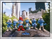 Smerfy, The Smurfs, 3D, Miasto