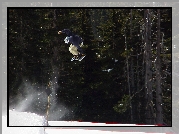 Snowbording,deska ,śnieg,snowboardzista