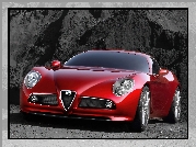 Alfa Romeo 8C Competizione, Halogeny, Szyba