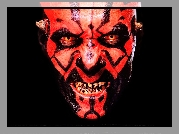 Star Wars, zęby, Darth Maul, głowa