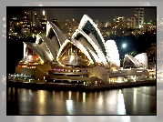 Australia, Sydney, Sydney Opera House, Noc