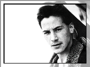 Keanu Reeves,krótkie włosy