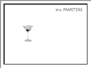 Drinki, Martini, oliwka