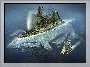 Wieloryb, Wyspa