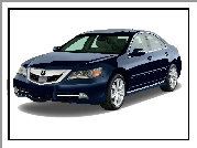 Granatowa, Acura RL, Grafika