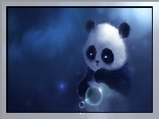 Panda, Bańka, Grafika 3D