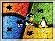 Logo, Linuxa, Puzzle