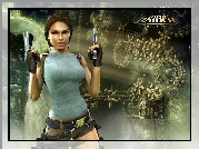 kobieta, broń, Tomb Raider Anniversary