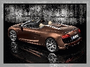 Brązowy, Metalik, Audi R8 Spyder