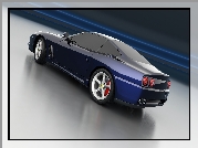 Niebieskie, Ferrari 550, Ciemne, Szyby