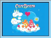 Troskliwe Misie, Care Bears, chmurki, misie