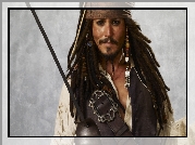Jack Sparrow, Szpada