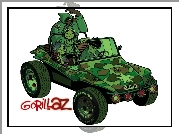 Gorillaz,Jeep, samochód