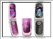 Nokia 7020, Różowa, Czarna