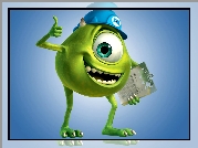 Mike Wazowski, Potwory i spółka, Monsters Inc, Oko