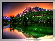 Góry, Choinki, Jezioro