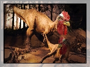 Dinozaur, Głowa, Koguta