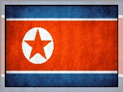 Flaga, Państwa, Korea Północna
