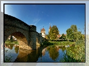 Niebo, Rzeka, Most, Kościół