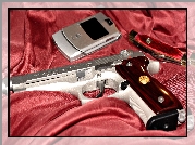 Pistolet, Beretta, Komórka, Scyzoryk