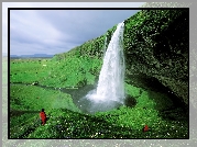 Wodospad, Seljalandsfoss, Islandia