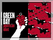 Green Day, Okładka, Płyty, American Idiot