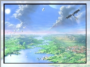 Planeta, Fantastyczna, Kraina, Rzeka