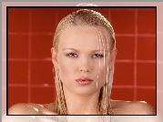 Irina Voronina, Mokre, Włosy, Makijaż