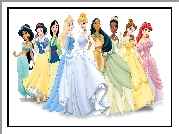 Bohaterki, Księżniczki, Bajek, Disney