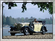 Maybach Zeppelin DS8, Kabriolet, Biało, Czarny
