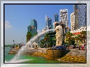 Merlion, Singapur, Hotel, Schody