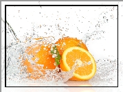 Pomarańcze, Miąższ, Woda