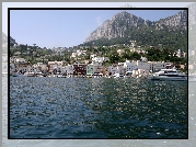 Panorama, Miasta, Capri, Włochy