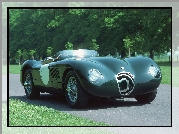 Samochód, Jaguar C-Type, Kabriolet