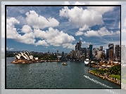 Panorama, Miasta, Sydney, Australia