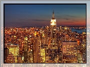 Panorama, Nowego, Jorku, Wieżowce