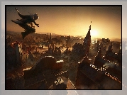 Assassin Creed 3, Skok, Z, Budynku, Zachód słońca