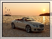 Bentley Continental GTC, Srebrny, Kabriolet