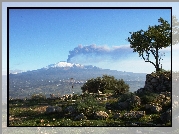 Krajobraz, Wulkan, Etna