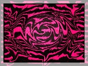 Różowa, Abstrakcja, Grafika
