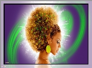 Beyonce, Afro, Profil