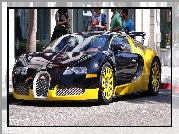 Żółto, Granatowy, Bugatti Veyron