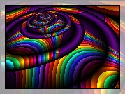 Kolorowa, Abstrakcja, Grafika