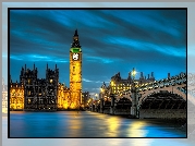 Big Ben, Pałac Westminster, Londyn, Anglia