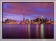 Toronto, Panorama, Noc