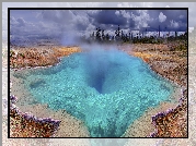 Stany Zjednoczone, Park Narodowy Yellowstone, Gorące źródło