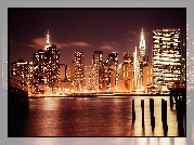 Panorama, Miasta, New York, Manhatan