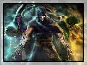 Mortal Kombat, Rain, Noob Saibot, Reptile, Letticia Maer