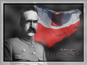 Józef Piłsudski, Flaga, Polska