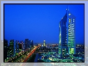 Dubaj, Noc, Panorama